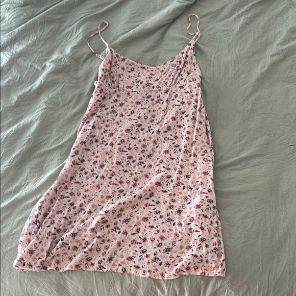 Volcom Dresses & Skirts - Floral Pink Slip Dress